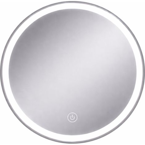 Espejo LED redondo - 60 x 60 cm - Iluminación LED frontal - LUMIA (1/4)