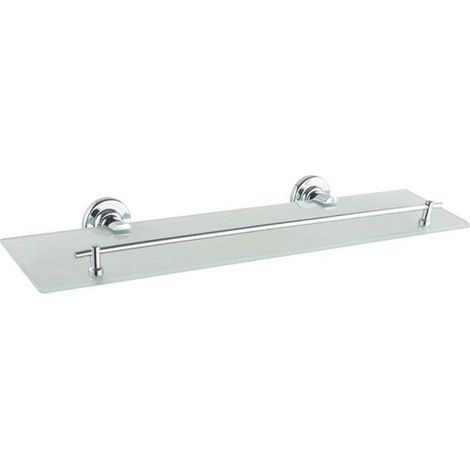 étagère En Verre Satiné Salle De Bain Avec Places Assises Fixation 79816
