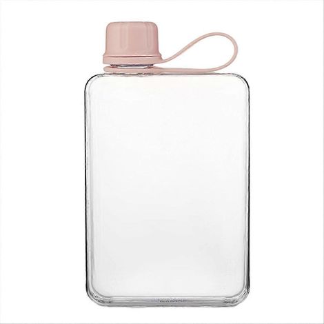 Carré bouteille d eau 500ml portable plat boisson tasses C (1/5)