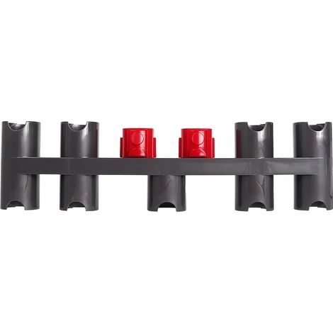 (Support à neuf trous) Accessoires pour aspirateur compatibles avec les modèles V7, V8, V10, V11, V12 et V15 : support de rangement pour tuyau d'extension, brosse multifonction et ensemble de buses. (1/4)