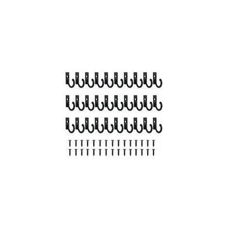 Lot de 30 Petits Crochets Vintage Support Mural pour Porte-clés à Crochets Suspendue Crochets Bijoux Crochets À Clé Pour Vêtements Crochet Patère Avec Vis Patère Porte Manteau pour Mural Salle de Bain (1/5)