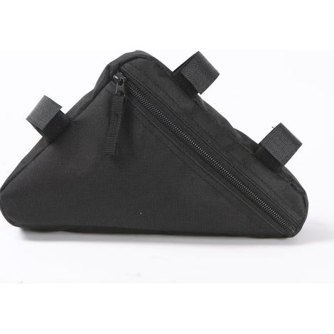 Bicycle frame bag - Quick-release front saddle - Bicycle accessories - Large capacity - Black