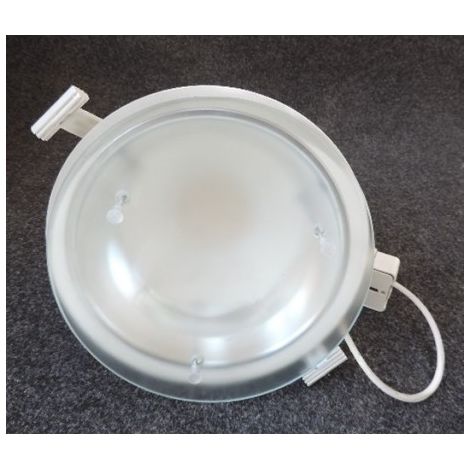 Plafonnier encastré LED 20W Ø 214mm 3000K 1850lm diffuseur verre avec driver 230V IP20 DN570B LUXSPACE 2 PHILIPS 931041