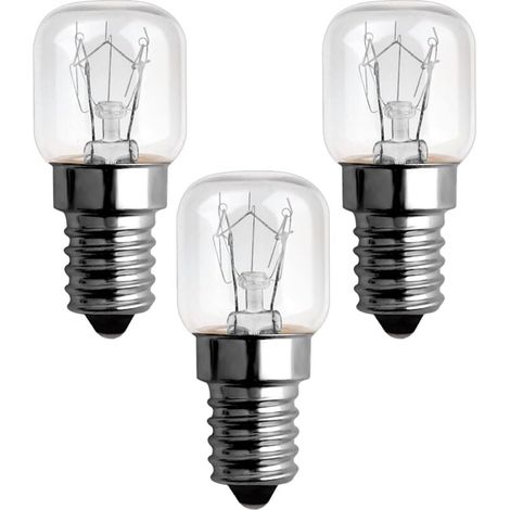 Ampoule Four 25W 300 Degres E14 Dimmable, AC220V-240V, Ampoule Incandescence E14 T22, 120LM Blanc Chaud 2300K, E14 Petit Culot à Vis Pygmy Lamps (1/4)