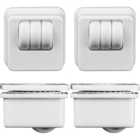 Roulettes pour meubles, 4 roulettes robustes pour un déplacement fluide, avec freins silencieux. Roulettes fiables pour chaises, adaptées aux maisons, bureaux, ateliers, cuisines et autres lieux (1/5)