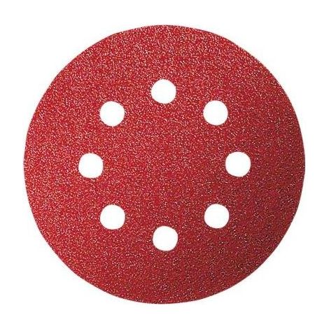 Dischi abrasivi Bosch 125 mm grana 120 rosso confezione 5