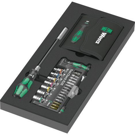 Garniture en mousse Kraftform Kompakt et Tool-Check PLUS Set 1 Wera 9750