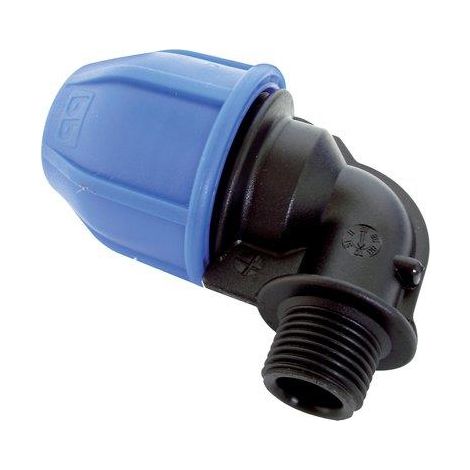 GOMITO A COMPRESSIONE FILETTO MASCHIO PN16 - MM 20X3/4M- 10 pezzi