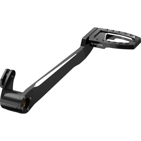 Pedal de freno, aluminio de alta calidad, amplia compatibilidad, negro. (1/2)