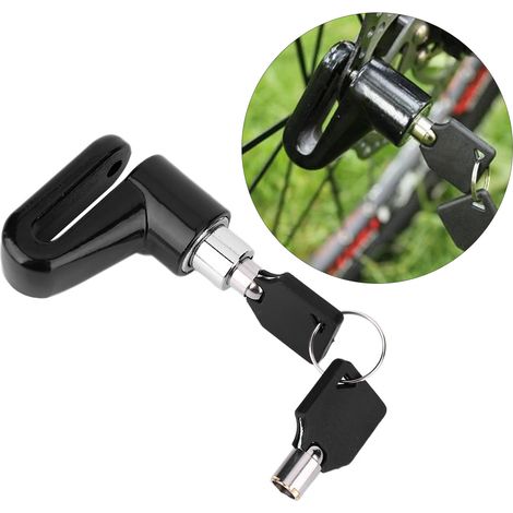 Tragbares Sicherheitsschloss aus Metall für Motorräder und Fahrräder – Diebstahlsicherung, robust, für Scheibenbremsen (1/5)