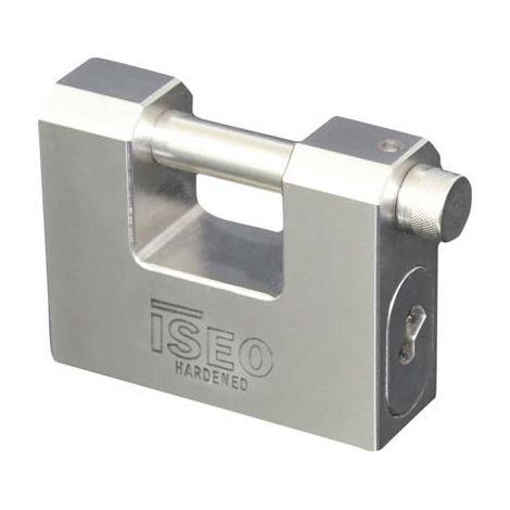 LUCCHETTO ANTISCASSO CLARUS KA ISEO - ACCIAIO CARBONITRURATO CHIAVI 3 MM 84- 6 pezzi