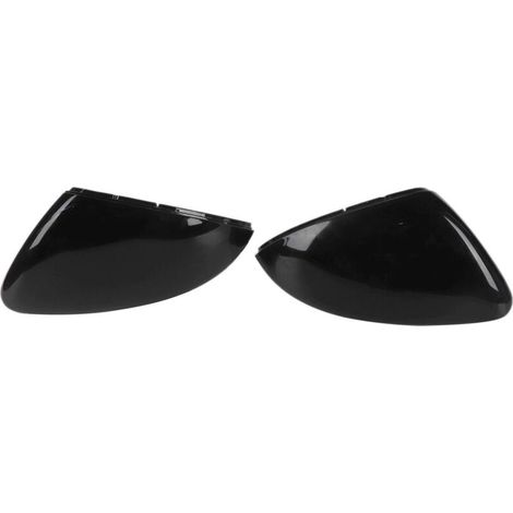 Ej.Life coque retroviseur golf 7,Couvercle de capuchon de rétroviseur, capuchon de rétroviseur, une paire de couvercle de rétroviseur latéral de voiture Capuchon de rétroviseurs, noir brillant (1/4)