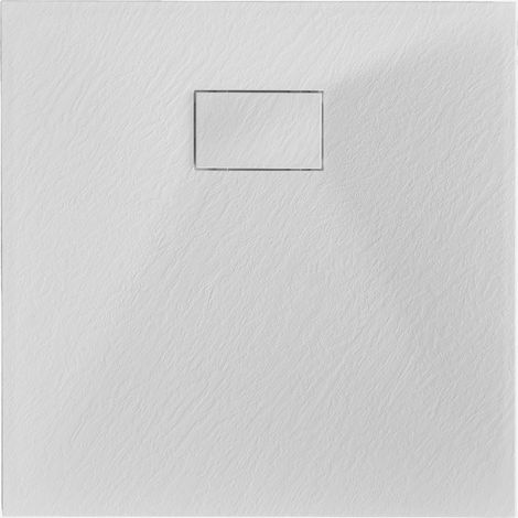 Piatto doccia Soho quadrato, antiscivolo, extrapiatto in resina SMC SKLUM
