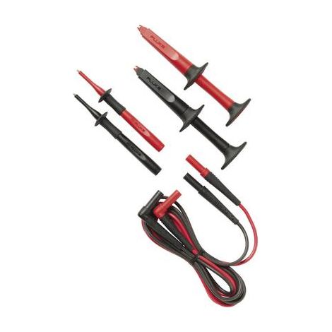 Fluke TL223-1 Set de cordons de mesure de sécurité Banane mâle 4 mm Banane mâle 4 mm 1.50 m noir, ro (1/2)