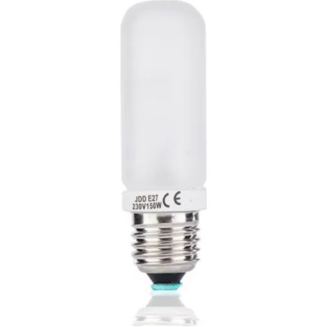 Lot de 2 ampoules E27 150W 3700K pour éclairage studio, tube de modélisation, 220V-230V, lumière chaude pour photographie et vidéo. (1/5)