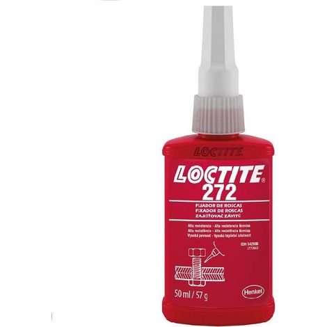 LOCTITE fija-esparragos loctite 272 50ml , 0UNIDADES , LOCTITE fija-esparragos loctite 272 50ml , 0UNIDADES (1/2)