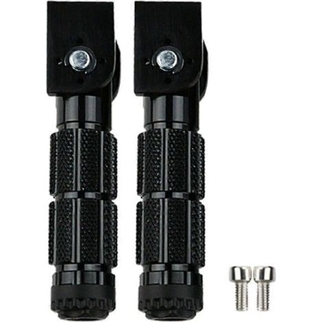 Repose-pieds de moto en aluminium, universels et pliables, pour quad, SSV et karting. (1/5)