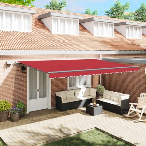vidaXL Armazón de toldo eléctrico con LED y sensor 3,5 x 2,5 m (1/5)