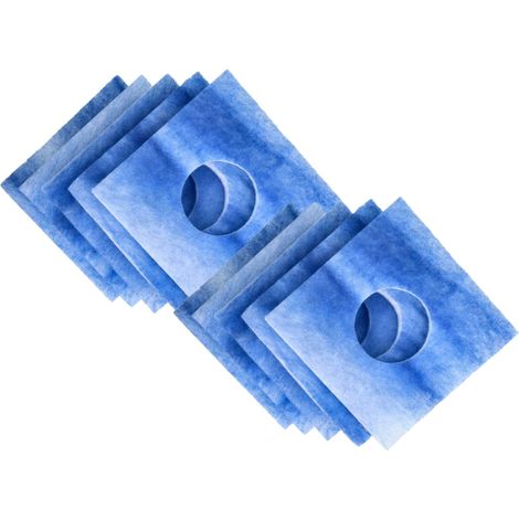 vhbw 10x Filter kompatibel mit Limodor Limot Lüfter Serie F Typ D, LF, ELF Lüftungsgerät Badlüfter & Deckel-Umrüstsatz F/C - Ersatz für F-LF/5 00010 Zubehör