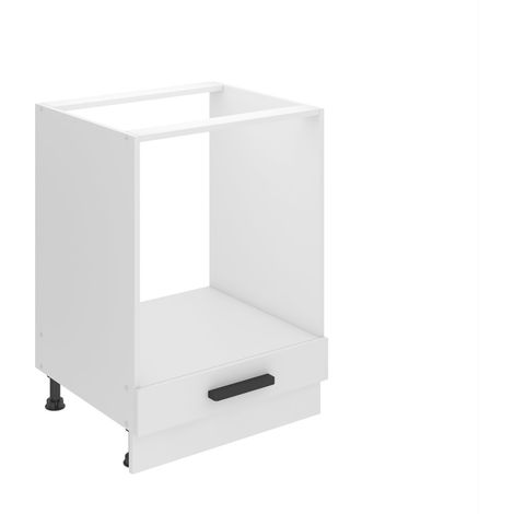 BELINI Meuble Cuisine Bas sans Plan de Travail SDP I Meubles de Cuisine - Taille: 51,6 x 60 x 82 cm I Petit Meuble Cuisine - sans Porte I Couleur : Blanc Mat (1/5)