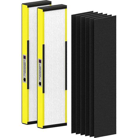 Packung mit 2 FLT5000 HEPA-Ersatzfiltern für Germ Guardian Luftreiniger AC5000, AC5000E, AC5250PT, AC5350B, AC5350BCA, AC5350W (1/5)