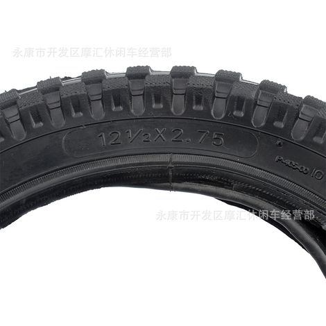 Accessoires pour mini-motos, voiture électrique, petit véhicule tout-terrain, pneus intérieurs et extérieurs avant et arrière 12x1/2x2,75. (1/4)