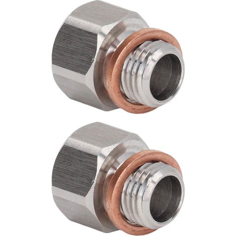 Metrischer Anschlussadapter 1/8 Zoll NPT-Innengewinde auf M12x1,25-Außengewinde, Aluminiumlegierung, für Automobile