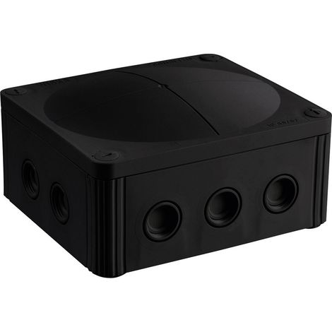 Wiska 10101460 Abzweigkasten (L x B x H) 160 x 140 x 81 mm Schwarz IP66/IP67 1 St.