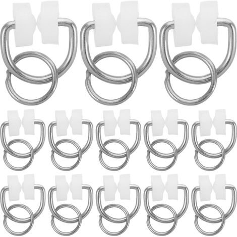Crochets Mtalliques Pour Rideaux Coulisseaux De Rail Avec (1/5)