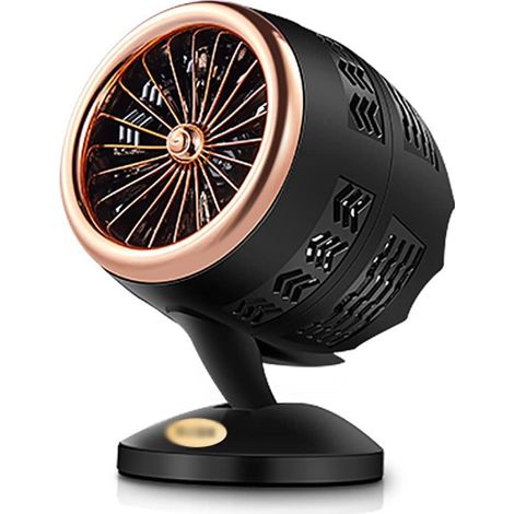 Mini radiateur électrique portable, chauffage d'hiver, pour la maison, le bureau, le poêle, le radiateur, noir (1/4)