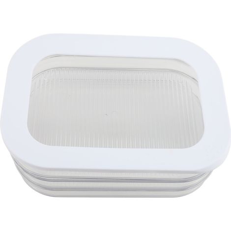 Récipient à viande de charcuterie pour réfrigérateur avec couvercle, boîte de rangement des aliments empilable pour déjeuner au Bacon, 3 couches 22,5x16x9cm (1/2)