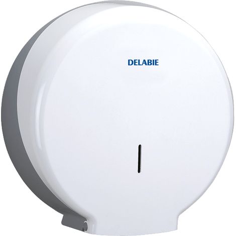 Delabie WC-Papierhalter HYPERECO f. Papierro. 400m ABS weiß (1/2)