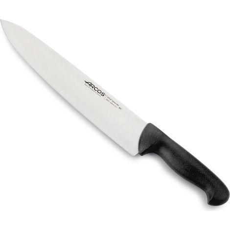 Kochmesser Arcos Farbe - Prof 292325 aus Nitrum-Edelstahl und mango ergonomisches schwarzes Polypropylen und 30 cm Klinge, Vitrine (1/5)