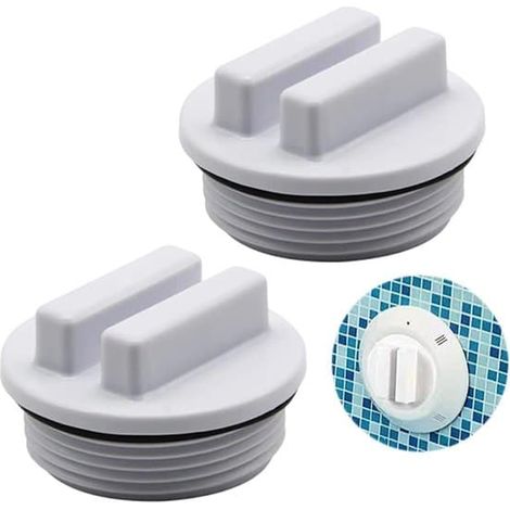 Bouchon de piscine - 1,5 pouce, deux pièces, bouchon d'hiver, skimmer (1/5)
