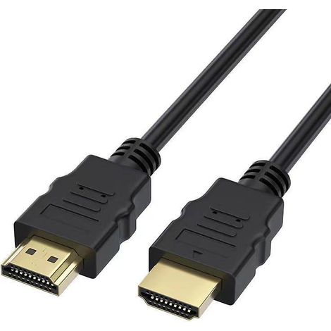 cble Hdmi 1.5m Noir (4k@60 Hz Pour Une Exprience Ultra Hd Spectaculaire - Haut Dbit Avec Ethernet, Compatible Hdmi 2.0/1.4, Blu-ray/ps4/ps5/xbox S (1/4)
