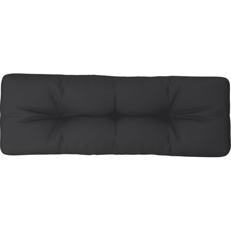 Maison Exclusive - Palettenkissen Schwarz 120x40x12 cm Stoff