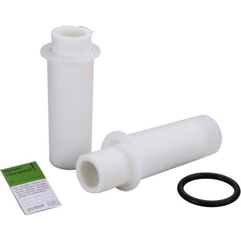 Cartouche filtrante de rechange Grünbeck 103007 taille 80 µm. 2000 avec cloche de protection, pack de 2