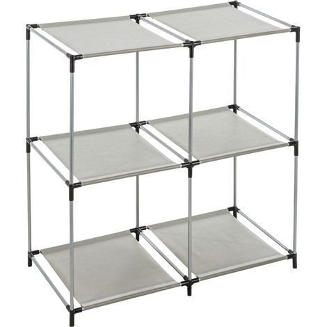 Scaffale modulare a cubo con 4 ripiani (1/4)