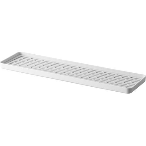 Égouttoir à vaisselle en plastique, plateau égouttoir pour plan de travail, porte-vaisselle égouttoir (1/4)