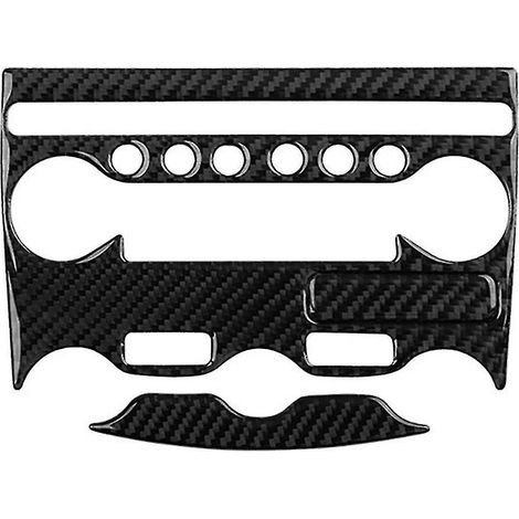 Cache de panneau de réglage multimédia de climatisation intérieure en fibre de carbone pour BMW 370z 2009-2020 (1/5)