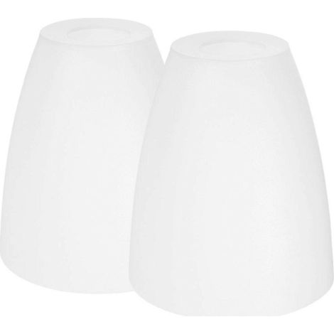 Lot de 2 abat-jour de rechange en plastique pour lampe de chambre (1/5)