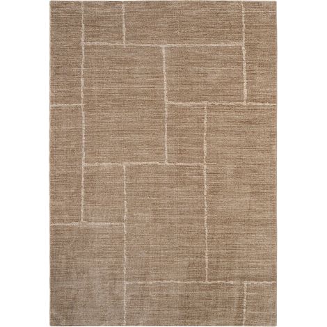 Tapis classique camel toucher doux finition artisanale - Camel doux chaleureux (1/5)