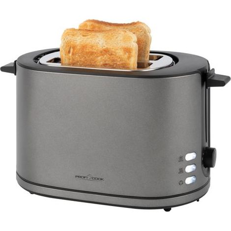 Toaster profi cook Compact graphite 800 950W Edelstahl (1/5)