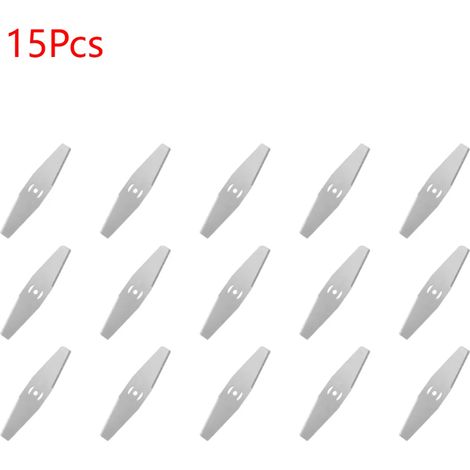 (15 pièces) Lames de coupe-bordures en métal, tête de coupe-bordures, accessoires de rechange, lames de scie, accessoires pour tondeuses à gazon (1/5)