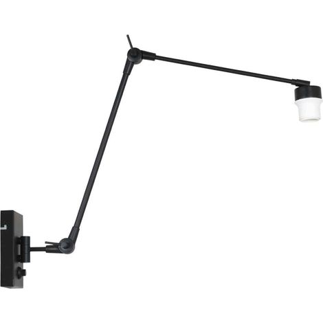 Steinhauer - aplique de pared - Prestige Chic - negro - metal -