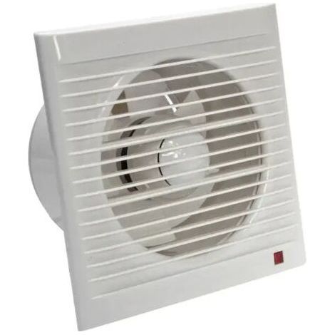 Ventilateur d'extraction 160 mm 15W 140m³/h avec Clapet anti-retour-pour Salle de Bain,Cuisine,Bureau,WC,Silencieux, (1/5)