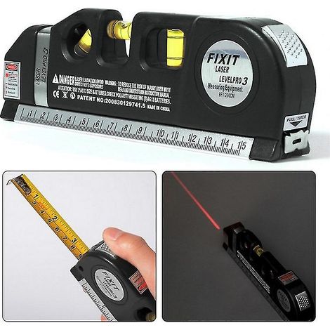 Niveau laser infrarouge et niveau à bulle (1/5)