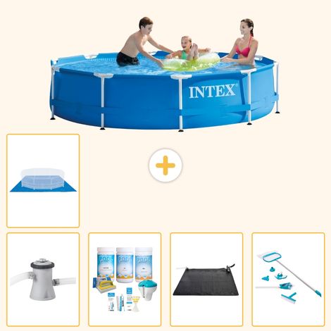 Intex Piscine Tubulaire Ronde - 305x76 cm - 6-pièces S21014 (1/5)
