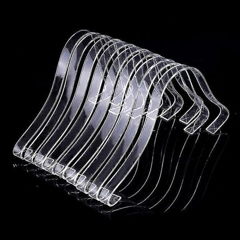 Lot de 10 supports transparents en acrylique pour présentoirs à chaussures et sandales (5 paires au total), pour chaussures de femme. (1/5)