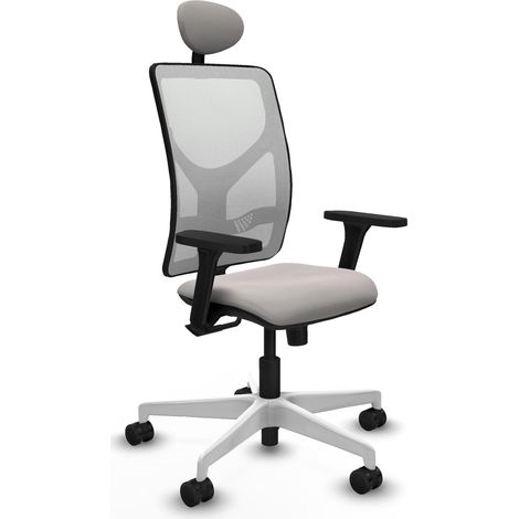 Bürostuhl piqueras y crespo Motilla weiß Kunstleder Mesh (1/2)